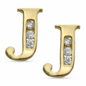 "J" EARRINGS